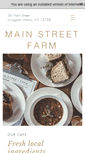 Mobile Screenshot of mainstreetfarm.com